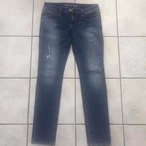 American eagle distressed skinny jeans